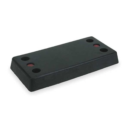 Dock Bumper, 12x3x24 In., Rubber MPN:2MYR9