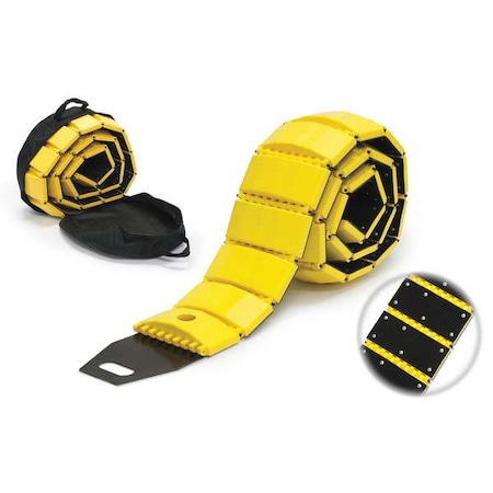 Portable Speed Bump, 120In, Yellow, Plastic MPN:3192-00001