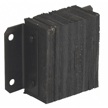 Dock Bumper, 10x4-1/2x8-1/2 In., Rubber MPN:3KR36