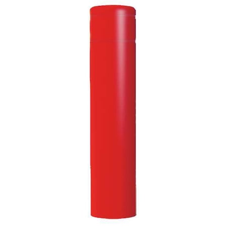 Post Sleeve, 60 In H, Red with No Tape MPN:4502RN