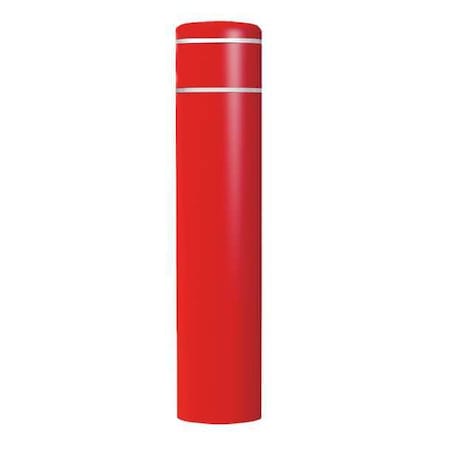 Post Sleeve, 60 In H, Red with White Tape MPN:4502RW