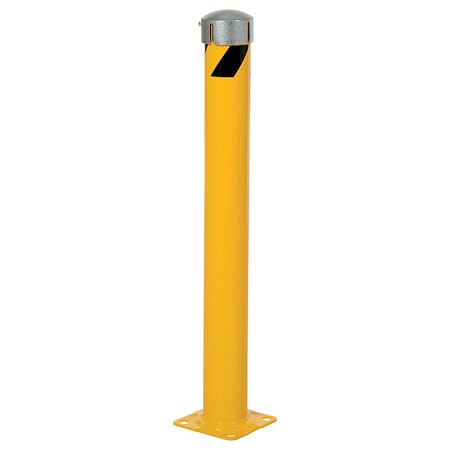 Bollard, 42 in H, Yellow, Carbon Steel MPN:45XC52
