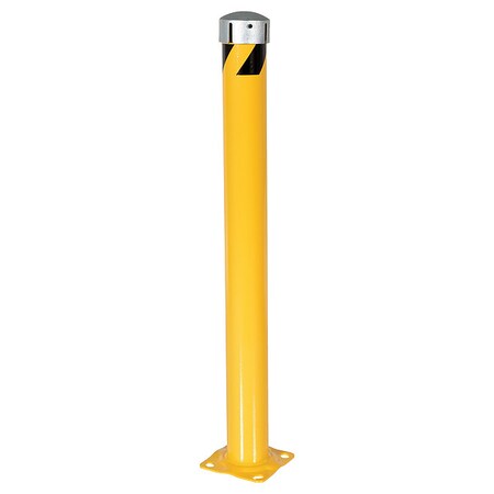 Bollard, 48 in H, Yellow, Carbon Steel MPN:45XC53