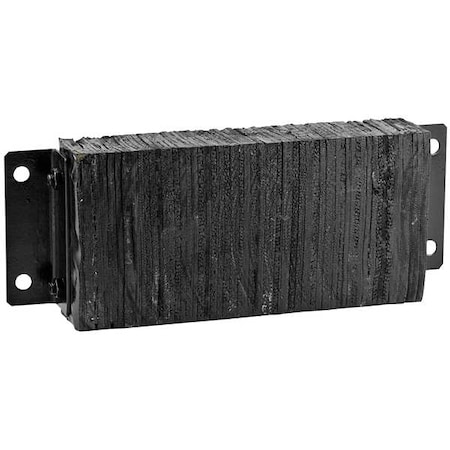 Dock Bumper, 10x4-1/2x27 In., Rubber MPN:5W825
