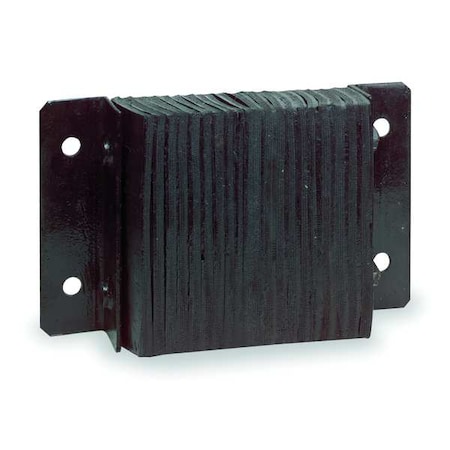 Dock Bumper, 6x4-1/2x32-3/4 In., Rubber MPN:5W826