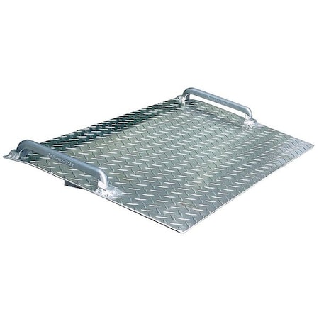 Mini Dockplate, Aluminum, 600 lb, 18 x 30In MPN:AMD-3018