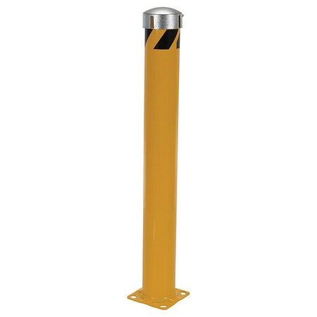 Bollard, 48 in H, Yellow, Carbon Steel MPN:BOL-JKS-48-5.5