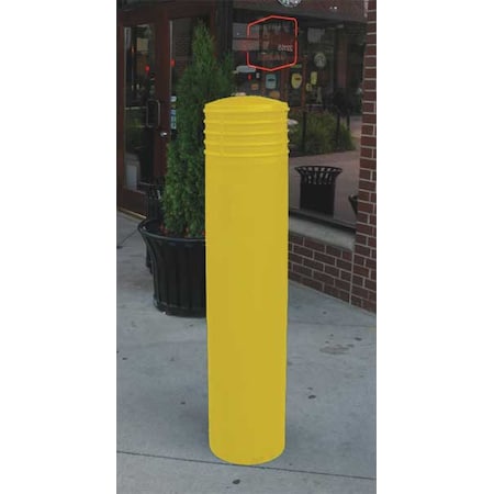 Bollard Cover, 10 In Dia., 52 In H, Yellow MPN:CINC-YL-10-52-S