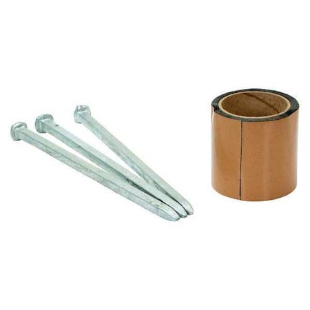 Asphalt Installation Kit, Gray, Steel MPN:CS-AK-3