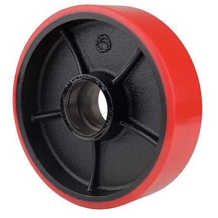 Main steering Wheels polyurethane, Red MPN:D116