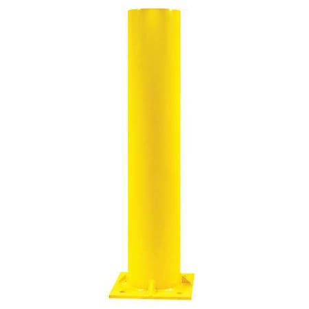 Bollard, 36 in H, Yellow, Carbon Steel MPN:IBB05040-Y-F