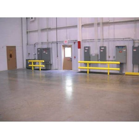 Guard Rail System, Yellow, 42 In. H, Steel MPN:SGR-2-120-42-P