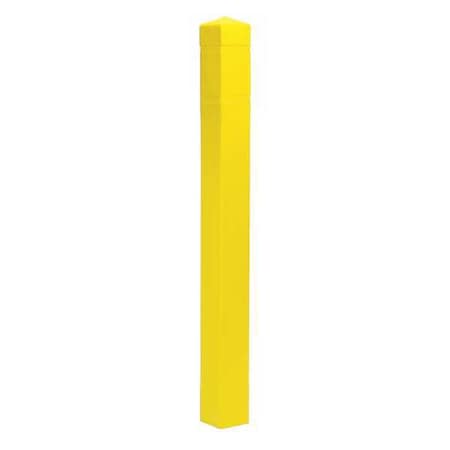 Post Sleeve, 4-1/2x4-1/2 In, 55In H, Yellow MPN:SQ455YNT