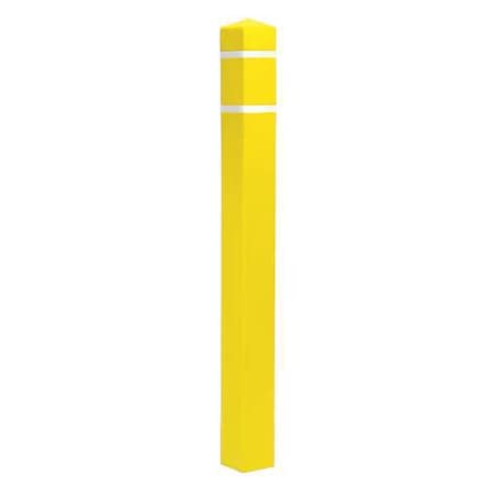 Post Sleeve, 4-1/2x4-1/2 In, 55In H, Yellow MPN:SQ455YW