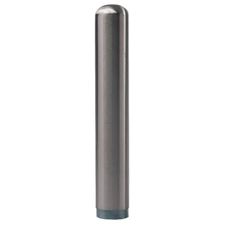 Bollard, Bolt Down, 4In Dia., 32In H, Silver MPN:SS40-32TB-304