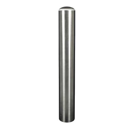 Bollard, 48 in H, Silver, Stainless Steel MPN:SSF03000-D