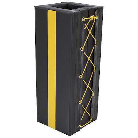 Column Protector, Blck, 36inH, 17inW, Square MPN:V-PAD-S-311