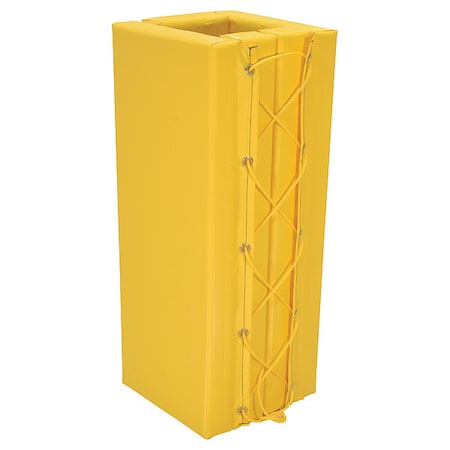 Column Protector, Yllw, 36inH, 17inW, Square MPN:V-PAD-S-311-Y