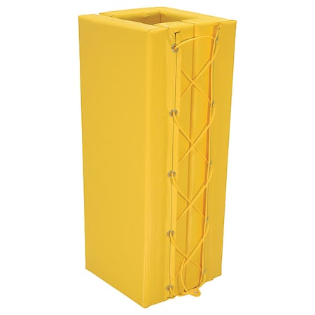 Column Protector, Yllw, 36inH, 14inW, Square MPN:V-PAD-S-38-Y