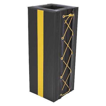 Column Protector, Blck, 36inH, 15inW, Square MPN:V-PAD-S-39