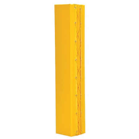 Column Protector, Yllw, 72inH, 10inW, Square MPN:V-PAD-S-64-Y