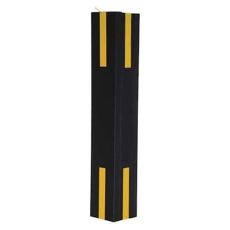 Column Protector, Blck, 72inH, 12inW, Square MPN:V-PAD-S-66