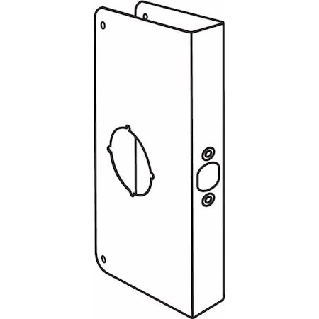 Cover Plate, Plated, 2-3/8