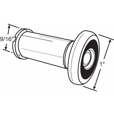 Door Viewer, Polished, 9/16