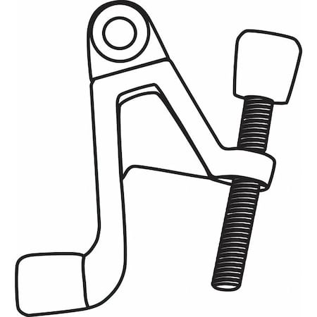 Door Stop, Door Mount, Brass Plated MPN:19-359