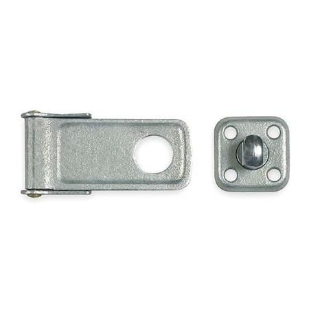 Latching Post Safety Hasp, Steel, 6 In. L MPN:1RBH1