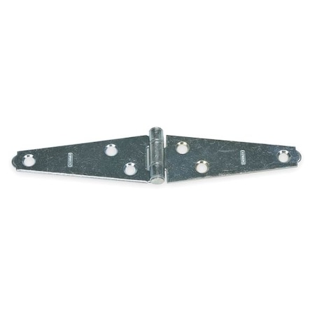 Strap Hinge, Steel, Full Surface Mounting, 3 in Leaf W x 1 3/16 in Leaf H, zinc plated MPN:1RCG1