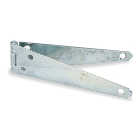 Strap Hinge, Steel, Full Surface Mounting, 5 1/2 in Leaf W x 1 1/4 in Leaf H, zinc plated MPN:1RCH1