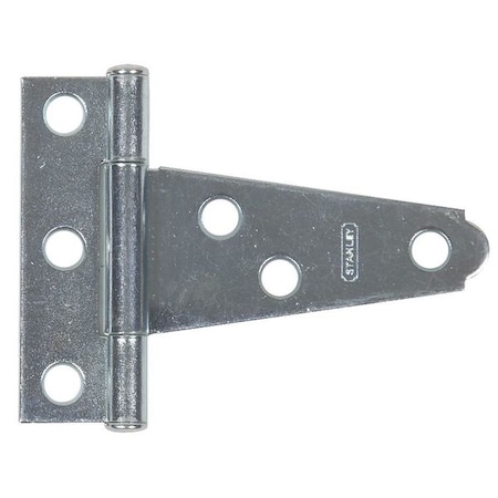 Tee Hinge, Steel, 21/32 in Leaf W x 1 13/16 in Leaf H, zinc plated MPN:1RCR4