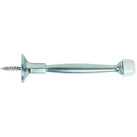 Door Stop, Rigid, Chrome, 4 In L MPN:1RCR7