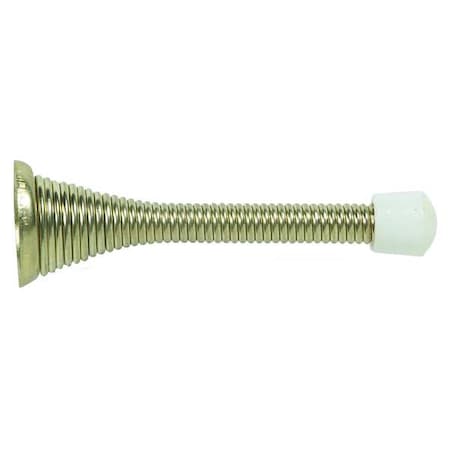 Spring Door Stop, Steel, 15/16