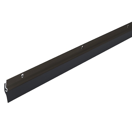 Door Sweep, 3 Ft L, PVC Vinyl, 1/4 In W MPN:1VZT3