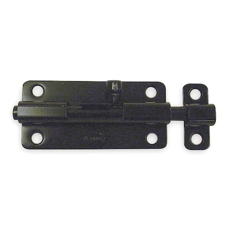 Slide Barrel Bolt, Black, 4 In MPN:1WAA2