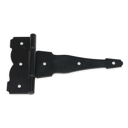 Tee Hinge, Steel, 1 9/32 in Leaf W x 5 1/2 in Leaf H, Black Enamel MPN:1WBH7