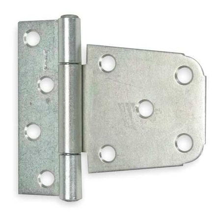 Tee Hinge, Steel, 1 11/16 in Leaf W x 4 1/4 in Leaf H, zinc plated MPN:1WBJ4