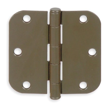 Door and Butt Hinge, Steel, Full Mortise Mounting, 1 1/2 in Leaf W x 3 1/2 in Leaf H MPN:1XMB9