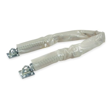 Crash Chain, 30-1/2 In L, Silver MPN:1XMK8