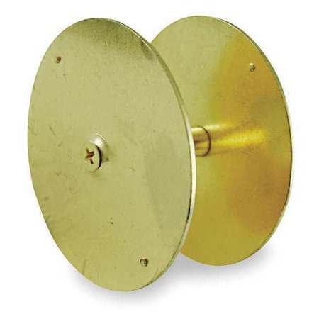 Cylinder Hole Cover, Brass, O.D. 2 5/8 In MPN:1XMU7