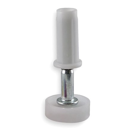 Pivot Wheel, 2 1/4 in W, 7/8 in L, White MPN:1XMX7