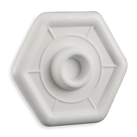 Protector Plate, White, Dia. 3-4/5 In. MPN:1XNK3