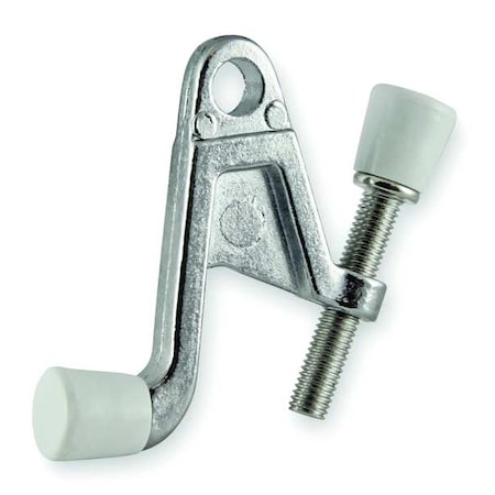 Hinge Pin Door Stop, Zinc, 2-5/16
