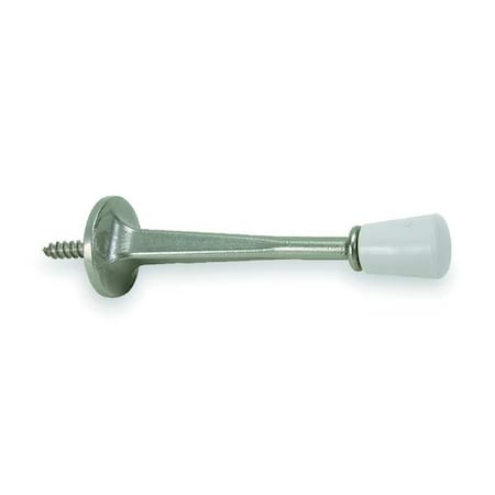 Rigid Door Stop, Zinc, Base Dia.: 1 in MPN:1XNL4