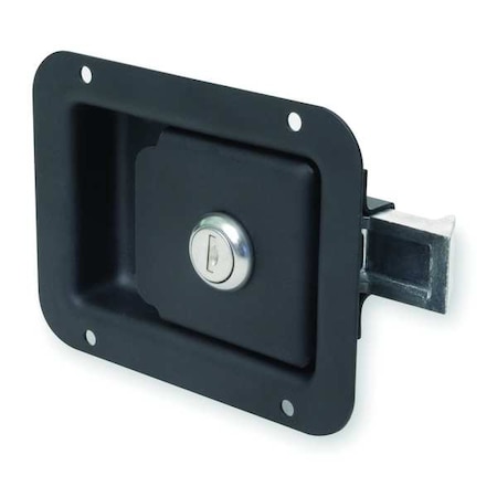 Paddle Latch, Keyed, Black Powder Coated MPN:1XPB8