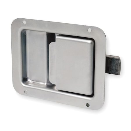 Paddle Latch, Nonlocking, Zinc Plated, Grip: 59/64 in MPN:1XPB9