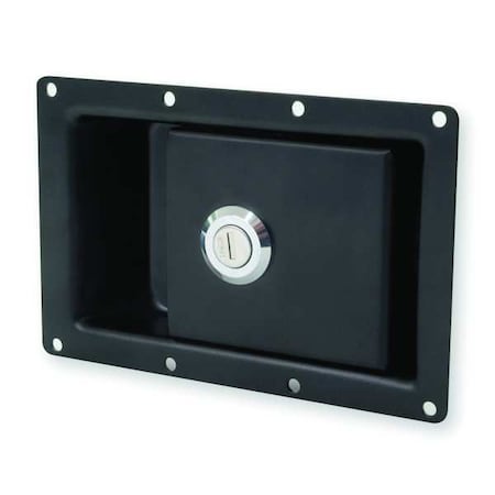 Pivot Pawl Latch, Keyed, Blk Powder Coated MPN:1XPC8