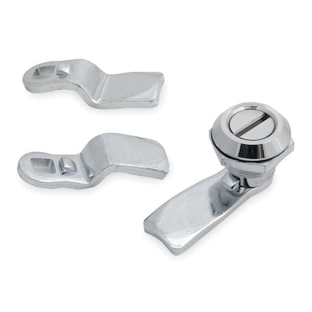 Cam Latch, Nonlocking, Chrome, Slotted Head MPN:1XPF5